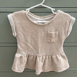 Toddler Girl Light Cream Top size 2T